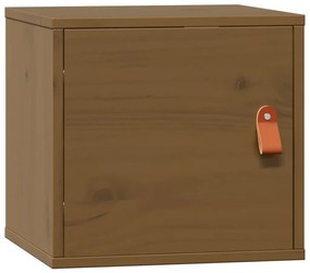 vidaXL Ντουλάπια Τοίχου 2 τεμ.Καφέ μελί31,5x30x30εκ. Μασίφ Ξύλο Πεύκου