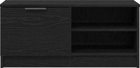 vidaXL Ντουλάπι TV 2 pcs Μαύρη Οξυά 80 x 35 x 36,5 cm