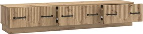 vidaXL Ντουλάπι TV 147 x 34,5 x 27 εκ Artisan Δρυς Επεξεργασμένο Ξύλο
