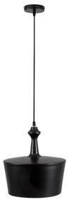 Φωτιστικό Οροφής Rockford 01287-A E27 Φ30x30cm Black GloboStar