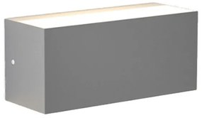 Απλίκα Φωτιστικό Τοίχου IP65 LED 12W 3000K-4000K-6000K Martin IT Lighting-80200730-Γκρι 80200730