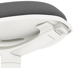 Καρέκλα γραφείου, εργονομικό σκαμπό όρθιας στάσης, ρυθμιζόμενο ύψος, έως 120 kg, 42,5 x 35,5 x 56,5-71,5 cm, Γκρι