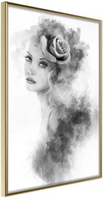 Αφίσα - Mysterious Lady - 20x30 - Χρυσό - Χωρίς πασπαρτού