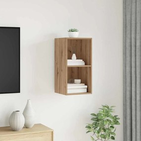vidaXL Τοίχου Ντουλάπι Τηλεόρασης artisan δρυς 37 x 37 x 72 εκ