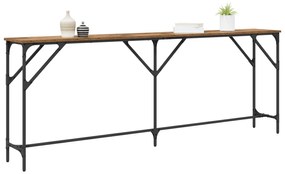 vidaXL Τραπέζι Κονσόλας Παλαιού Ξύλου 200x29x75 εκ. Επεξεργασμένο Ξύλο