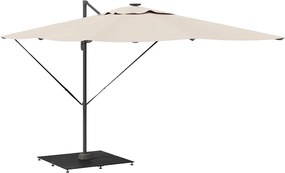 vidaXL Βάση ομπρέλας Μαύρο 100 x 100 x 4 εκ. Ατσάλι