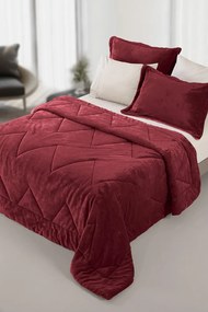 Πάπλωμα King Size 260x240εκ. Ultrasoft Καπιτονέ Drops Wine Guy Laroche