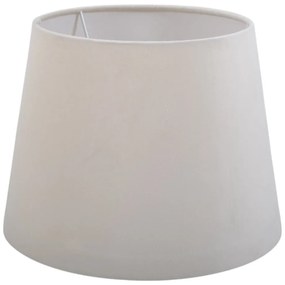 Καπέλο Φωτιστικού Μπεζ Βελούδο 35x28x25cm ANKOR