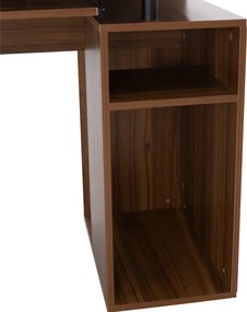 ΓΡΑΦΕΙΟ ΜΕΛΑΜΙΝΗΣ STATUS HM2026.03 WALNUT 120Χ55Χ76 εκ.