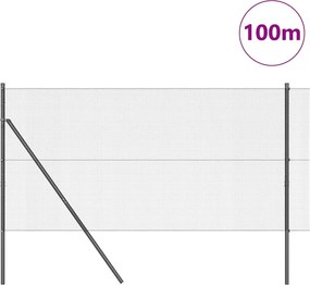 vidaXL Φράχτης Συρμάτινου Φράχτη 100 x 1 μ (Π x Υ)