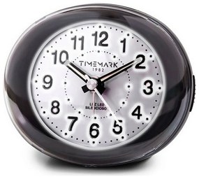 Αναλογικό Ρολόι Ξυπνητήρι Timemark Μαύρο Φως LED Αθόρυβο Snooze Νυχτερινή λειτουργία 9 x 9 x 5,5 cm (9 x 9 x 5,5 cm)