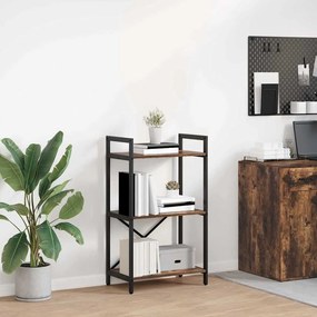 Ράφι Βιβλίων Καπνιστό Δρύς 56 x 34 x 96 εκ Επεξεργασμένο ξύλο