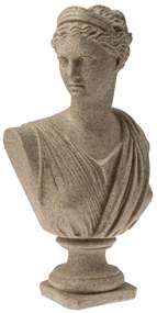 Διακοσμητική Προτομή Polyester Κοπέλα Μπεζ 18x10,7x31εκ. Zen Collection 25.21.51534
