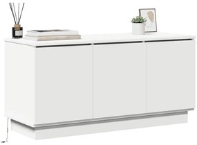 vidaXL Ντουλάπα Τηλεόρασης με LED Λευκό 100 x 38 x 49 εκ.