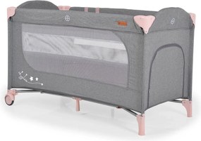 Παρκοκρέβατο 2 Θέσεων (0+ Μηνών/Έως 14kg) Cangaroo Skyglow 2 Pink