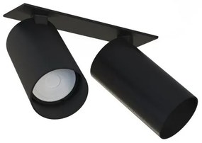 Σποτ Φωτιστικό Ράγας 2xGU10 10W IP20 Mono Surface Nowodvorski 7834 Μαύρο