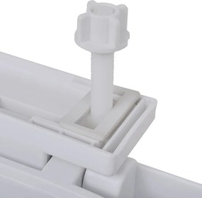 vidaXL Καθίσματα Τουαλέτας με Καπάκι Soft Close 2 τεμ. Λευκά Πλαστικά