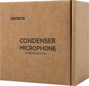 CMTECK επιτραπέζιο μικρόφωνο G009 με εύκαμπτο βραχίονα, omnidirectional, USB, μαύρο