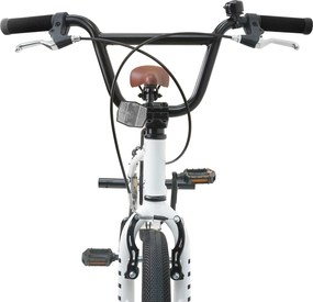 vidaXL BMX Ποδήλατο 16 ίντσες για παιδιά 5-8 ετών Λευκό