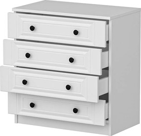 Συρταριέρα Λευκό KALE 72x42x77