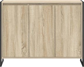 vidaXL Βοηθητικό ντουλάπι Σονόμα 96,5 x 30 x 75 εκ Επεξεργασμένο ξύλο