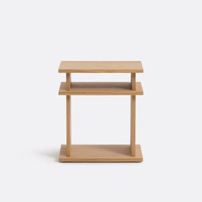 Βοηθητικό τραπεζάκι με επένδυση δρυ, Abac