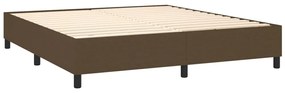 ΚΡΕΒΑΤΙ BOXSPRING ΜΕ ΣΤΡΩΜΑ ΣΚΟΥΡΟ ΚΑΦΕ 180X200 ΕΚ ΥΦΑΣΜΑΤΙΝΟ 3136616