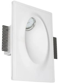 Απλίκα Φωτιστικό Τοίχου Γύψινο GU10 Λευκό 5962 Spotlight-5962-Λευκό 5962