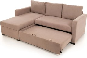 Γωνιακός Καναπές Κρεβάτι Μινκ KADO 153x236x90