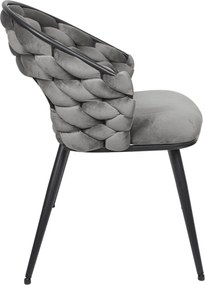 ΚΑΡΈΚΛΕΣ &amp; ΠΟΛΥΘΡΌΝΕΣ SAWYER CHAIR GREY A1 HD0360