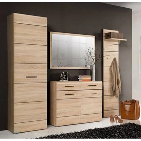 ΝΤΟΥΛΑΠΑ ΜΟΝΟΦΥΛΛΗ ΕΙΣΟΔΟΥ SOLO 55X34X197 SONOMA WENGE ΚΑΙ MDF