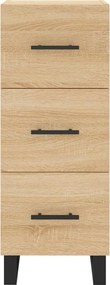 vidaXL Ντουλάπι Sonoma Δρυς 34,5x34x90 εκ. από Επεξεργασμένο Ξύλο