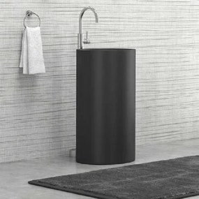 Karag 45D Black Matt - Επιδαπέδιος Νιπτήρας