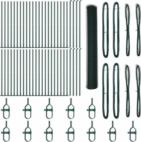 vidaXL Στύλος Περιφράξεων Πράσινο 100 x 1,2 m (25 mm δίχτυ)