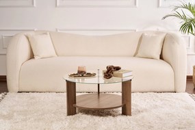 Coffee Table Clara - Walnut, Transparent Walnut
Transparent