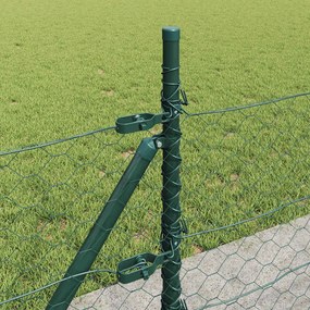 VidaXL Εξαγωνική Περίφραξη με Βάση Σκυροδέματος 50 x 0,5 μ