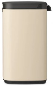 Κάδος Brabantia Bo Small 1008865, 4 L, Ομαλό και αθόρυβο άνοιγμα, Αντιολισθητική βάση, Μπεζ