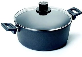 Κατσαρόλα Αντικολλητική Titanium Nowo 128ILL 28cm 6lt Clear-Black Woll 28cm Aluminium