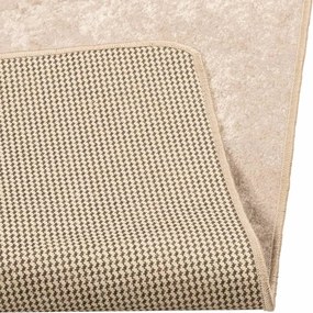 vidaXL Χαλί Runner MARSA Κρεμ 80 x 150 cm Πολυέστερ και PVC