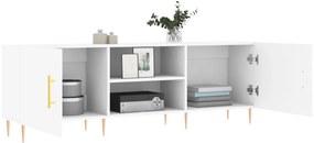 vidaXL Έπιπλο Τηλεόρασης Λευκό 150x30x50 εκ. από Επεξεργασμένο Ξύλο