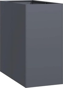 vidaXL Ζαρντινιέρα Ανθρακί 40x80x80 εκ. από Χάλυβα