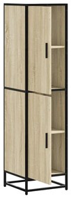 HIGHBOARD SONOMA OAK ΚΑΤΑΣΚΕΥΑΣΜΕΝΟ ΞΥΛΟ ΚΑΙ ΜΕΤΑΛΛΟ 849055