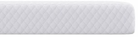 vidaXL Στρώματα Λευκό 120 x 200 cm 100% ύφασμα πολυεστέρα με τζακάρ