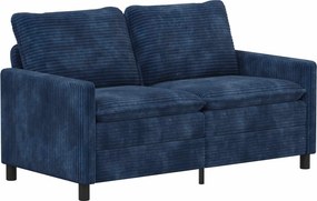 vidaXL Καναπές Σκούρο μπλε 156 x 81 x 87,5 εκ Πολυεστέρας