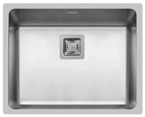 Kitchen Sink Stainless Steel Pyramis Lume 50x40 cm 1B 54x44x21 εκ.