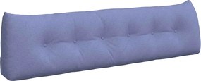 vidaXL Μαξιλάρι Πλάτης Μπλε τζην 180 x 50 x 24 cm ύφασμα