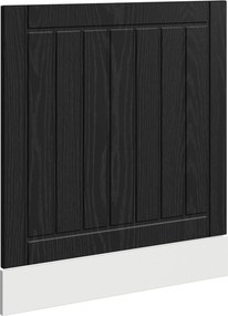 vidaXL Πάνελ πλυντηρίου πιάτων LUCCA Μαύρη Δρυς 60 x 1,5 x 57 εκ