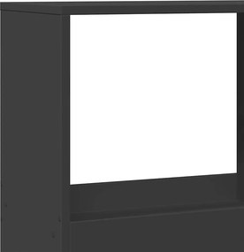 vidaXL Βιβλιοθήκη Μαύρη 100x33x175 εκ. από Επεξεργασμένο Ξύλο