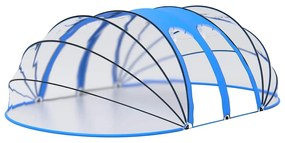 vidaXL Προστατευτικό Κάλυμμα Πισίνας Οβάλ 620x410x210 εκ.