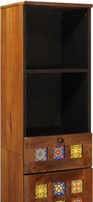 vidaXL Ντουλάπι Μπάνιου Καρυδιά 38 x 33 x 160 εκ.